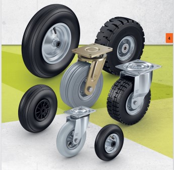 고탄력통고무바퀴 캐스터