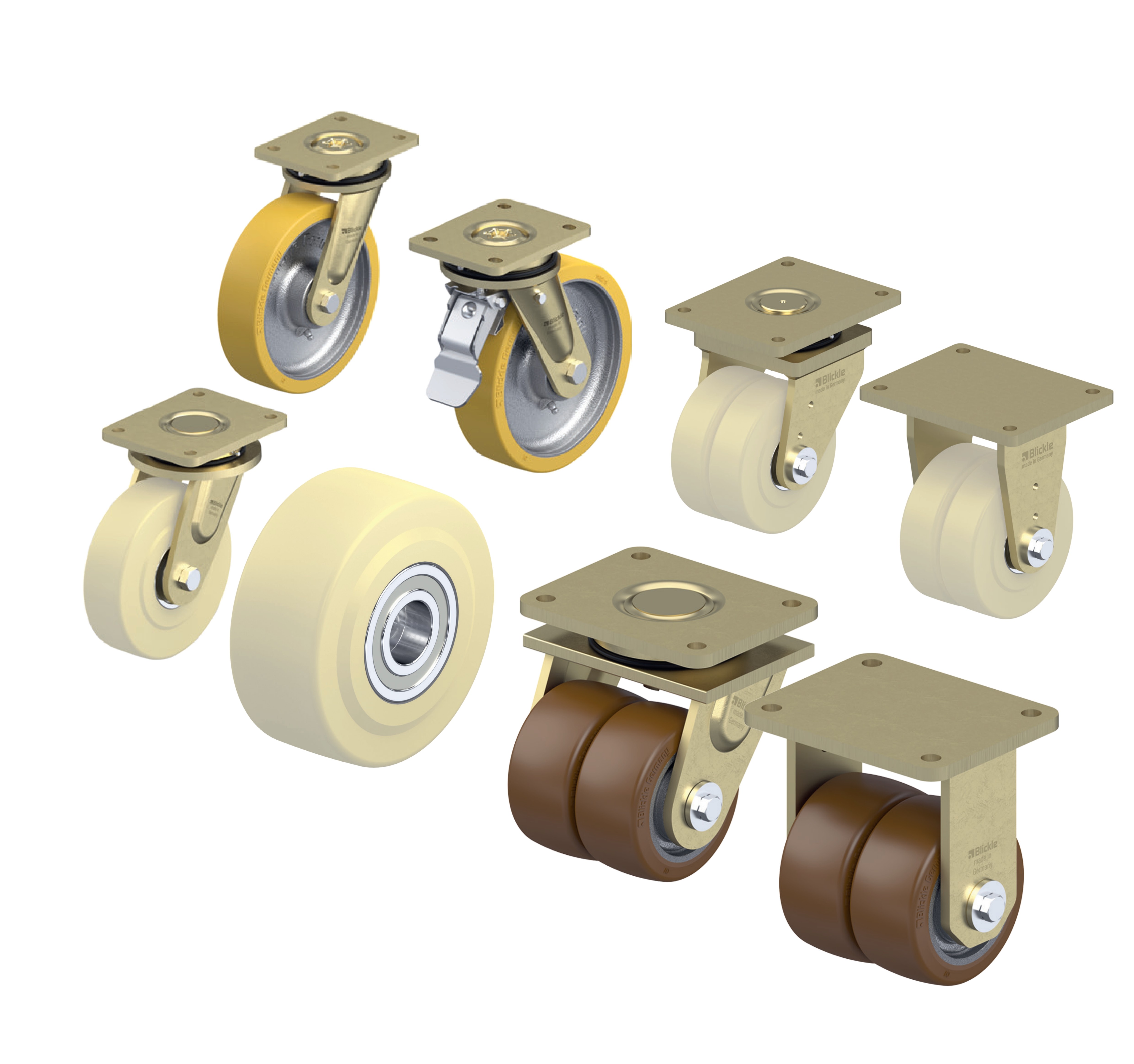 초고하중 우레탄캐스터 휠