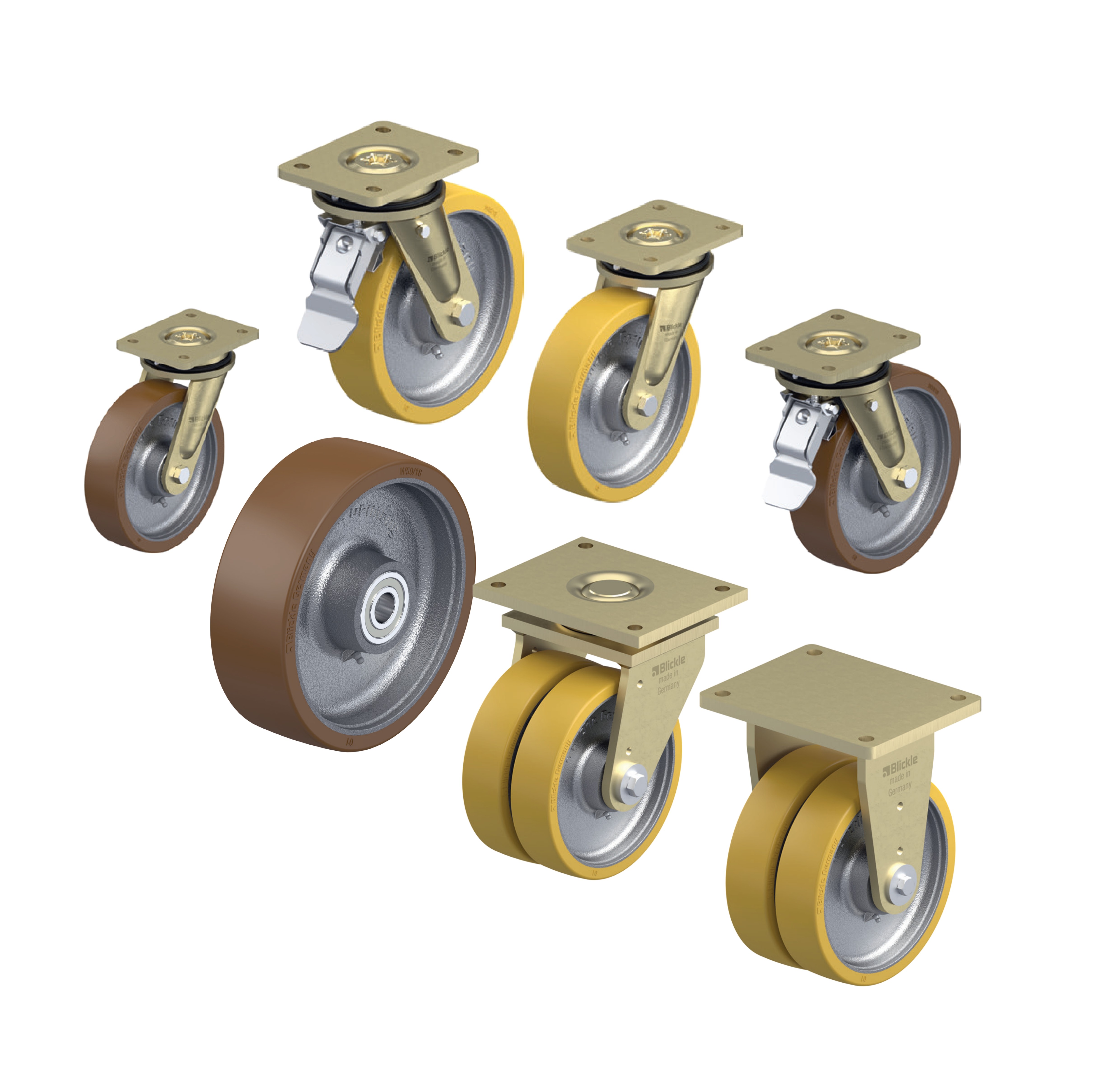 고하중 우레탄캐스터 휠